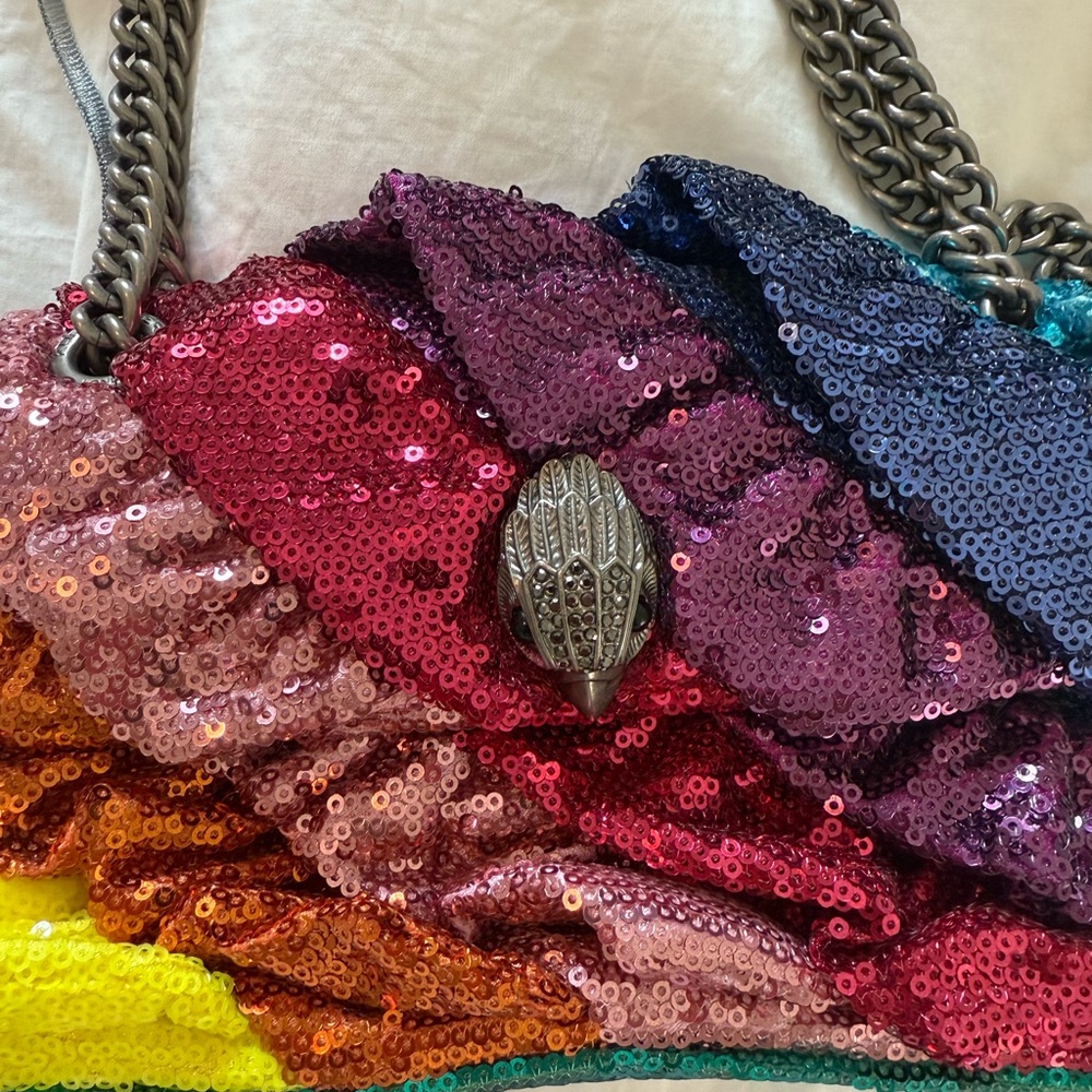 Kurt Geiger Multicolor Sequin Shoulder Bag
